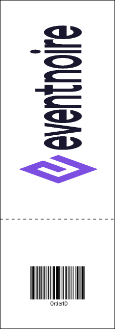 French Raffle Ticket Product Back