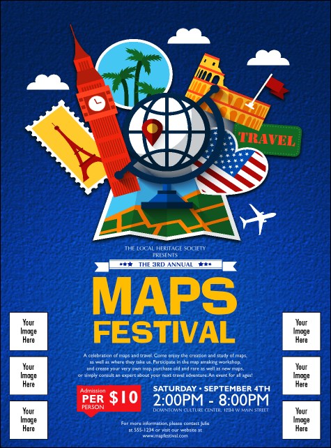 Travel Logo Flyer Product Front