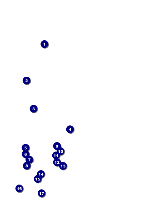 Steak & Beer Postcard Front Field Markers