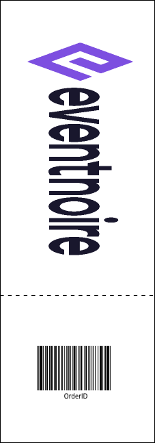 Ice Skating Raffle Ticket Product Back