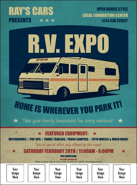 RV Expo Logo Flyer