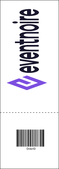 All Purpose Modern Raffle Ticket Product Back