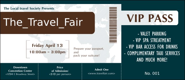 Airline VIP Pass Product Front