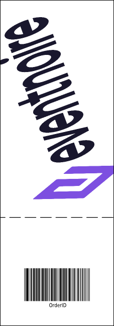 Cupcake Event Ticket Product Back