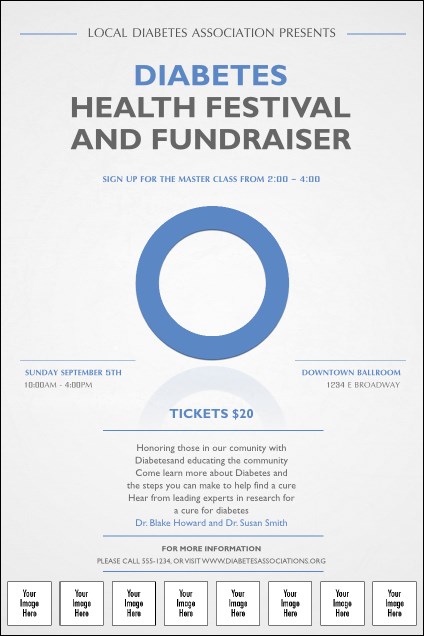 Diabetes Logo Poster Product Front