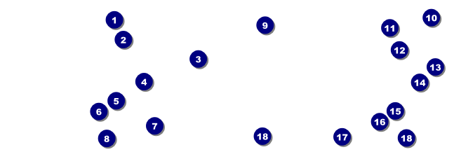 Diamond Event Ticket Front Field Markers
