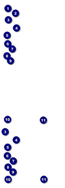 Casino Event Ticket Front Field Markers