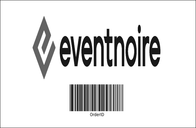 Los Angeles Drink Ticket (Black and white) Product Back