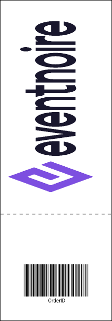 Outer Space Event Ticket Product Back