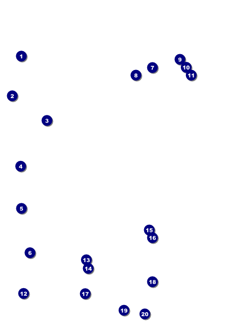Retro Stripes Flyer Front Field Markers