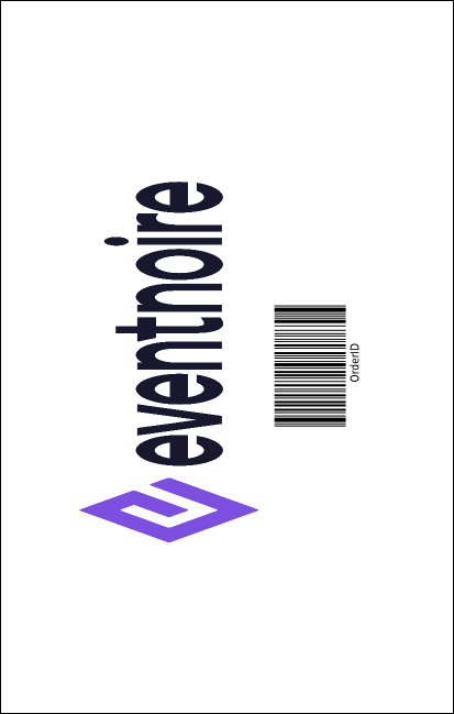 Track and Field VIP Event Badge Medium Product Back
