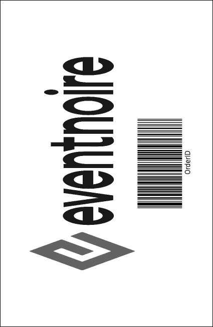 Toronto Drink Ticket (Black & white) Product Back