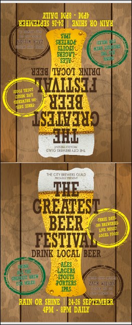 Beer Fest Table Tent Product Front