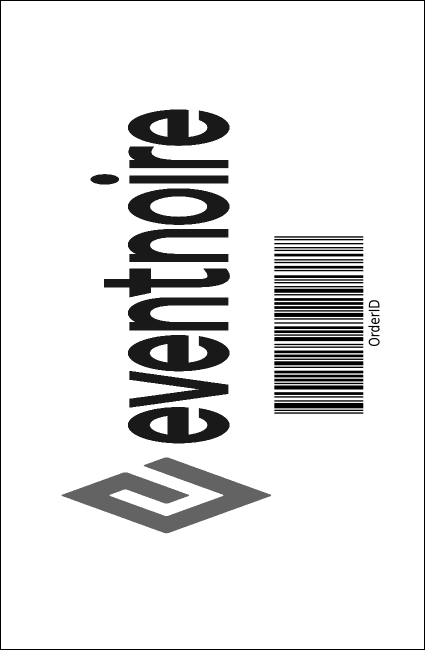 Indianapolis Drink Ticket (black and white) Product Back