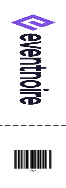 Galaxy Hip Hop Yellow Event Ticket Product Back