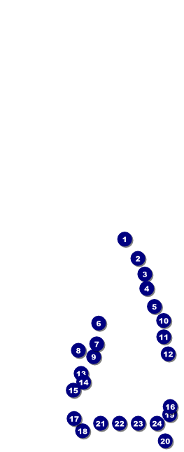 St Patricks Day  Plaid Table Tent Front Field Markers
