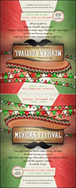 Mexican Fiesta Table Tent