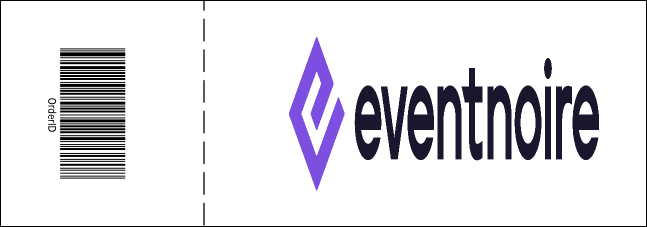 Purple Stripes Reserved Event Ticket Product Back