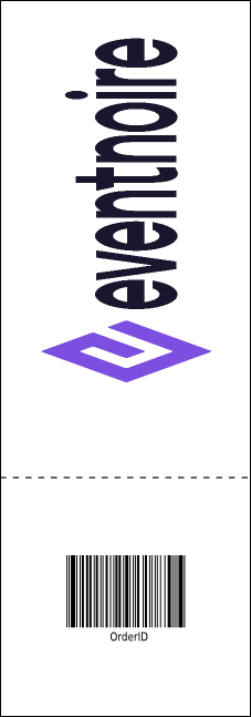 Holiday Snowflake Reserved Event Ticket Product Back