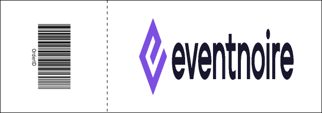 Animal Print Giraffe Reserved Event Ticket Product Back