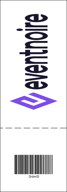 Balloon Black Reserved Event Ticket Product Back