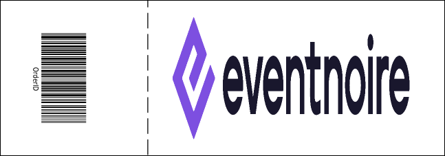 Blue Image Reserved Event Ticket Product Back