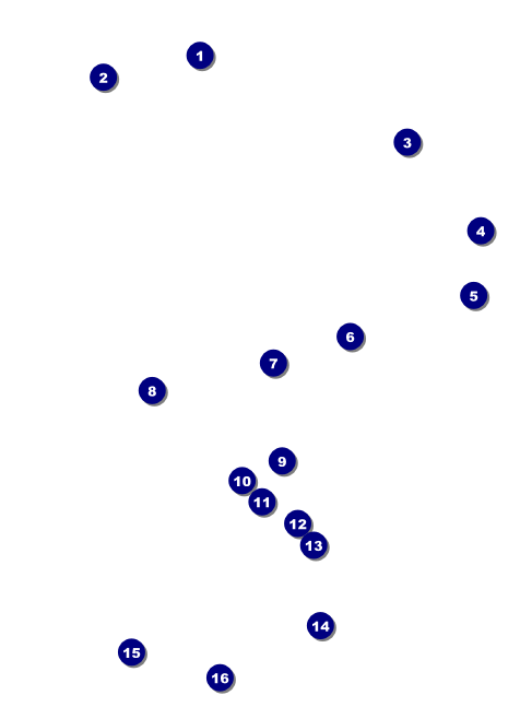 All Purpose Triangles Black and White Invitation Front Field Markers