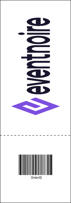 Fall Leaves Raffle Ticket Product Back