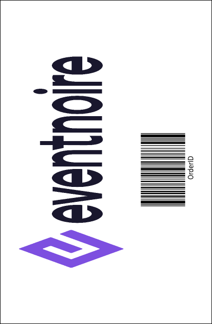 Fall Simple Drink Ticket Product Back