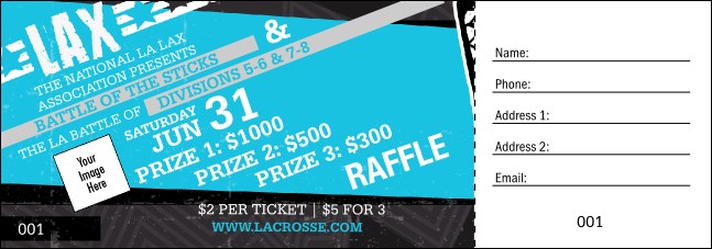 LAX Stick Raffle Ticket