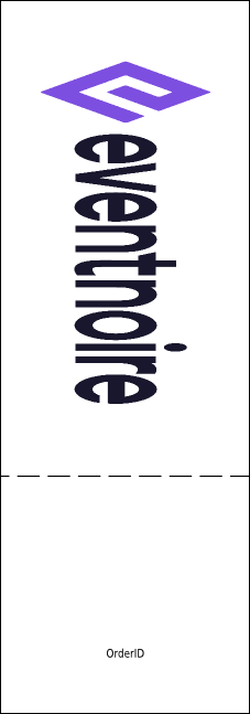 Your Photo Concert Blue Event Ticket Product Back