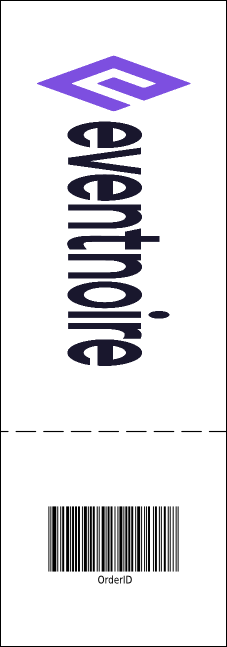 Your Photo Concert Yellow Event Ticket Product Back