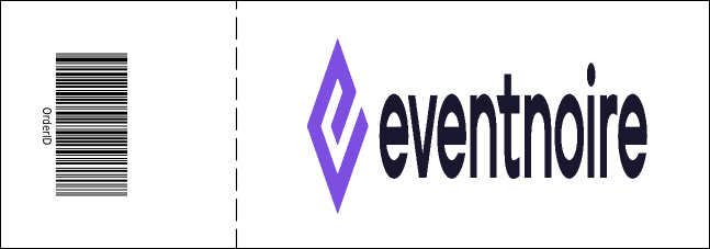 Teal Ribbon Event Ticket Product Back