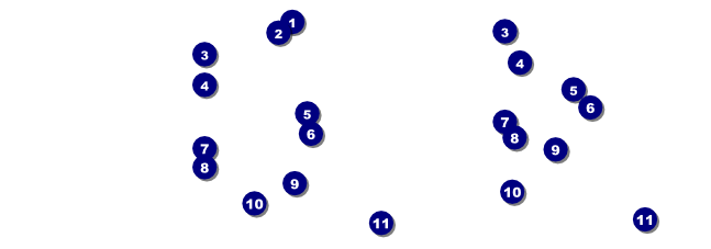 Teal Ribbon Event Ticket Front Field Markers