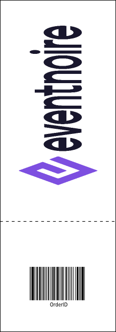 Swim Meet Raffle Ticket Product Back