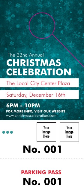 Holiday Snowflake Hang Tag Product Front