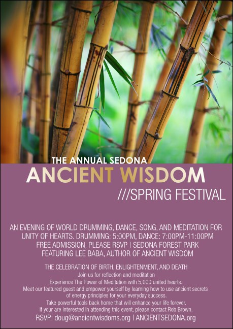 Bamboo  Postcard Mailer Product Front