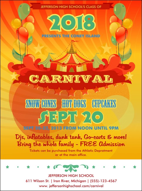 Carnival Event Flyer