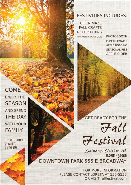 Fall Geometric Postcard Mailer Product Front