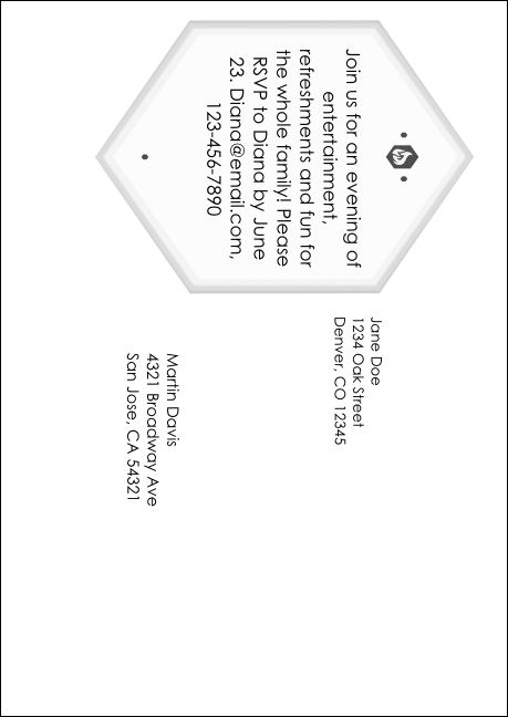 Fire and Ice Postcard Mailer Product Back