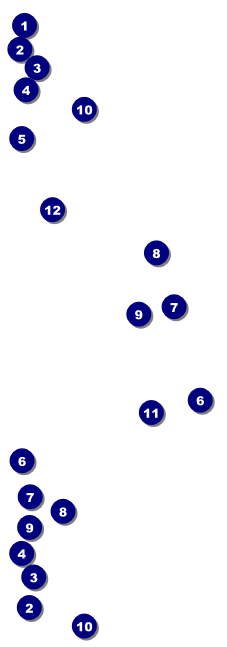 Big Logo Turquoise Event Ticket Front Field Markers