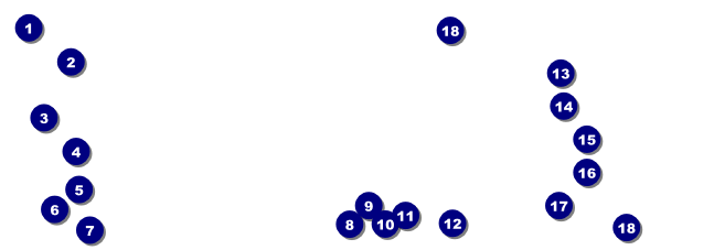 Retro Chalkboard Raffle Ticket Front Field Markers