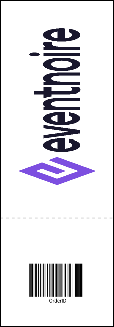 Baseball Event Ticket Product Back