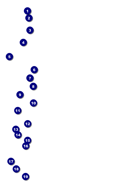 Nature Series - Blue Ocean Postcard Front Field Markers