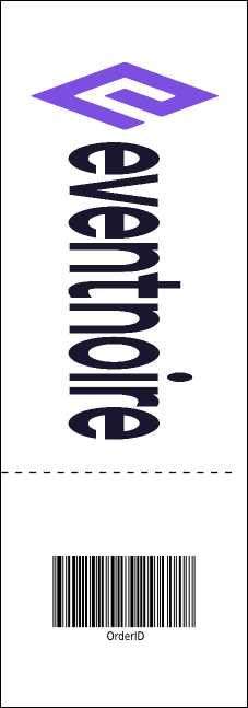 Graduation - Blue and Yellow Raffle Ticket Product Back