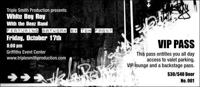 Hip Hop BW VIP Pass