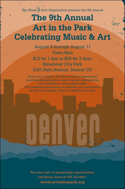 Denver Poster2 Product Front