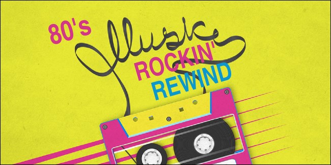 80s Music Twitter Ad