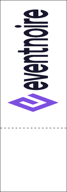 All Purpose Geometric QR Event Ticket Product Back