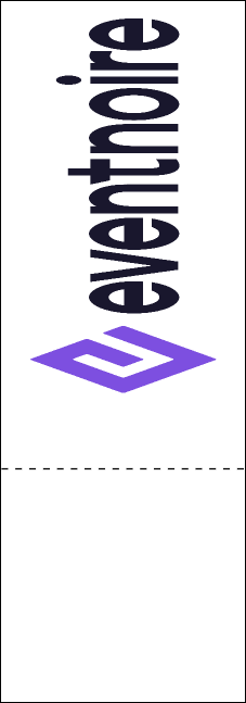 All Purpose Hex QR Event Ticket Product Back